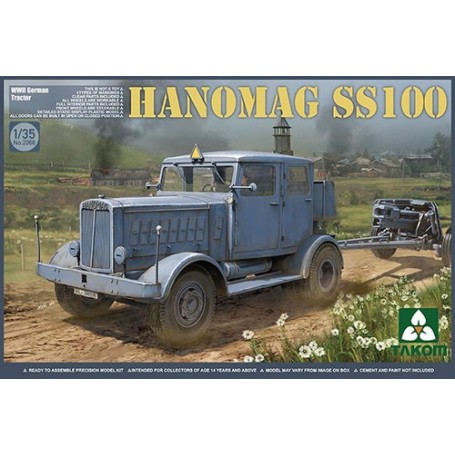 Hanomag SS100 WWII German Tractor Model kit
