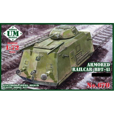 Armored railcar BDT-41 Model kit