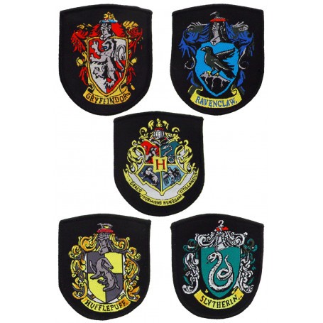 Harry Potter Patches 5-Pack House Crests 