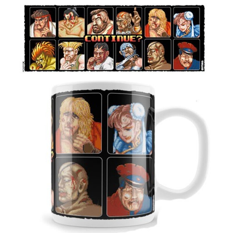 Street Fighter Mug Continue 