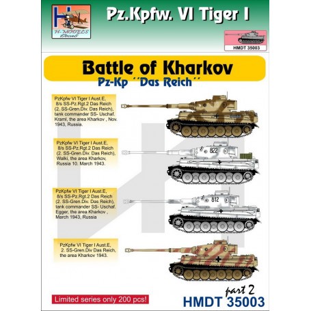 Pz.Kpfw.VI Tiger I Battle of Kharkov (Pz.Kp. Das Reich), Pt.2 