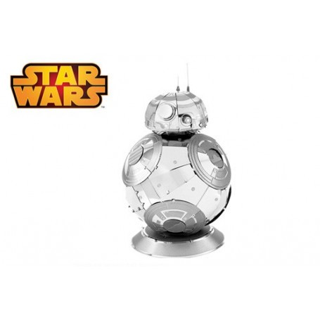 MetalEarth: STAR WARS (EP7) BB8, 3D metal model with 2 sheets, on card 12x17cm, 14+ Metal model kit