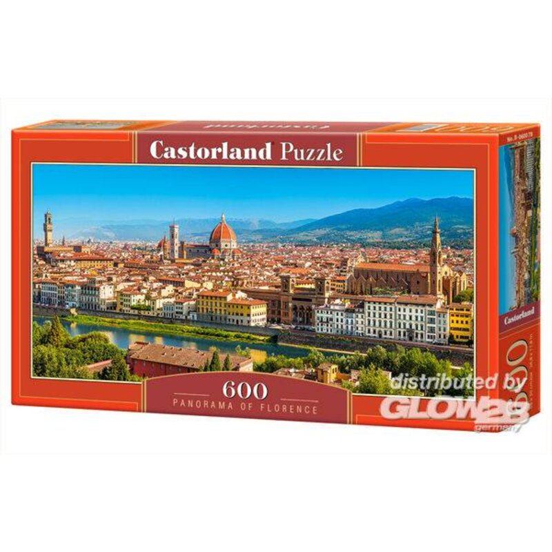 CASTORLAND 060078 600 TEILE PUZZLE PANORAMA OF FLORENCE 