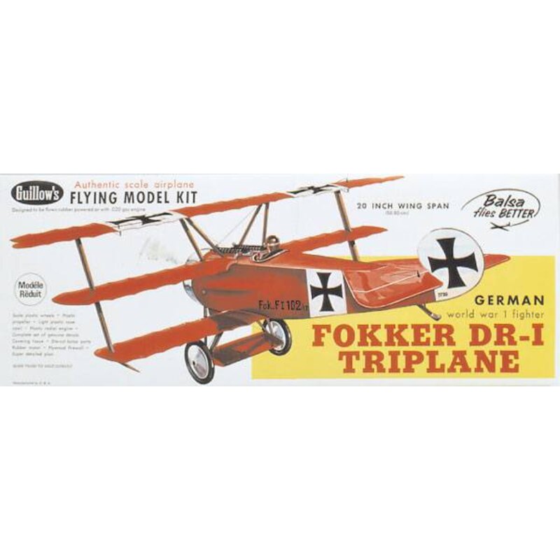 FOKKER DR-1 TRIPLANE RC plane