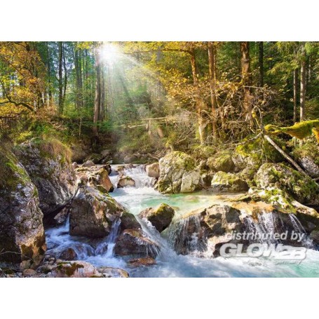 The forest stream, Puzzle 2000 pieces Jigsaw puzzle