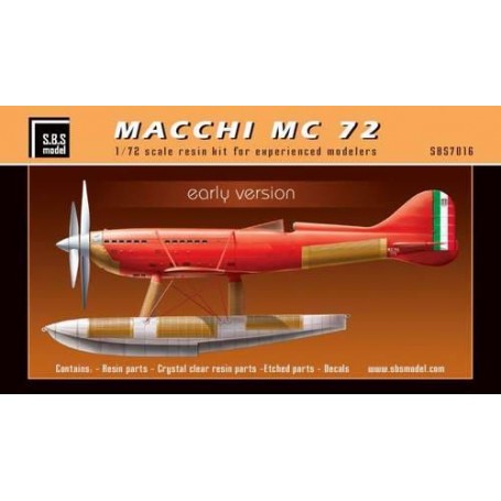 Macchi MC.72 Early Version Model kit