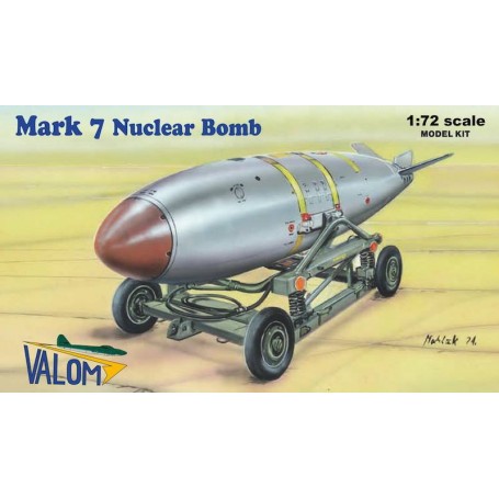 U.S. Mark 7 Nuclear Bomb, including cart Model kit