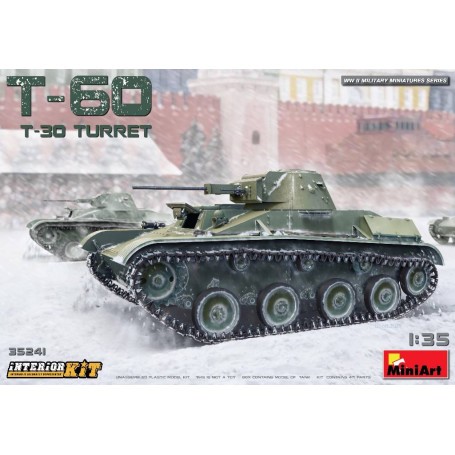 Soviet T-60 (with T-30 Turret) and interior Figures