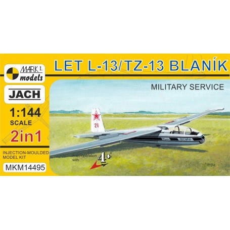 Let L-13/TZ-13 Blanik in Military Service (2 kits in 1 box) Model kit