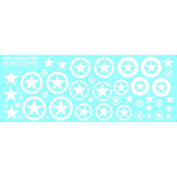 White Stars - US can be used for various scales 