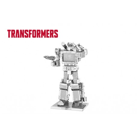 MetalEarth: TRANSFORMERS / SOUNDWAVE 5.1x3.5x8.6cm, metal 3D model with 2 sheets, on card 12x17cm, 14+ Metal model kit