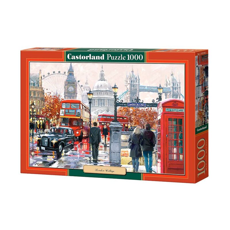 London Collage, puzzle 1000 pieces Jigsaw puzzle