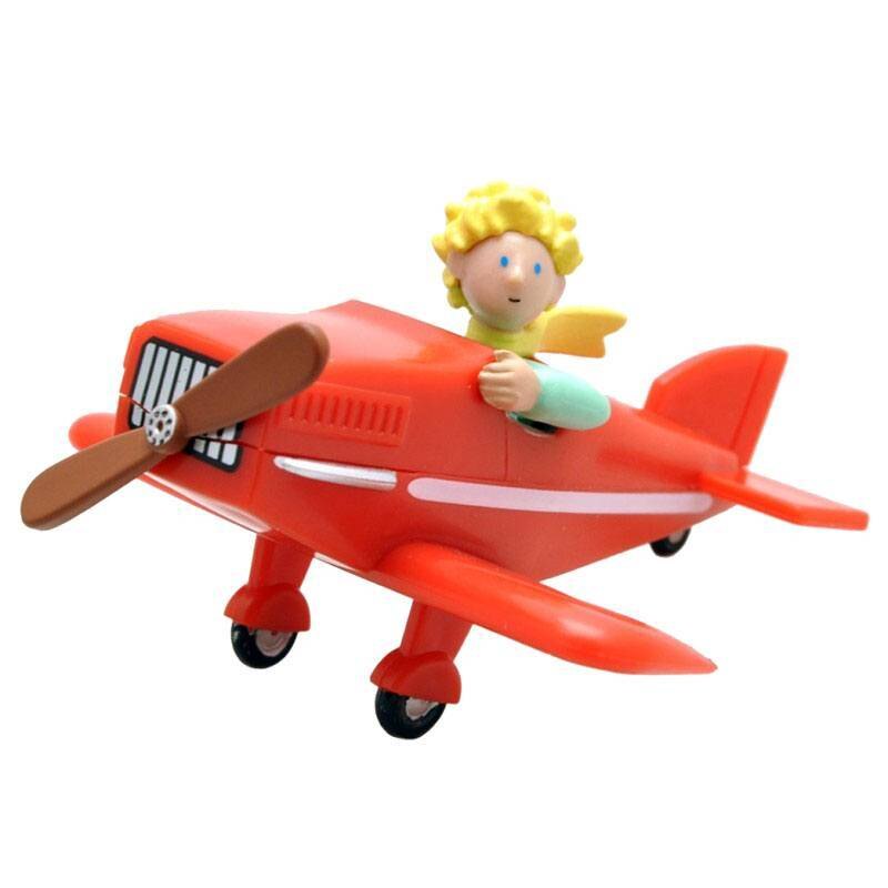 The Little Prince Figure The Little Prince in his plane 7 cm Figurine