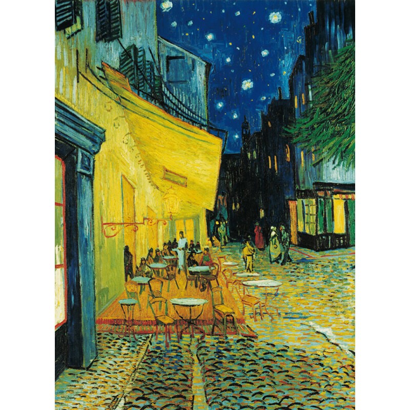 Puzzle Van Gogh: esterno di Caffè di notte Jigsaw puzzle