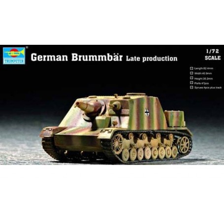 GERMAN BRUMMBAR LATE PRODUCTION Model kit