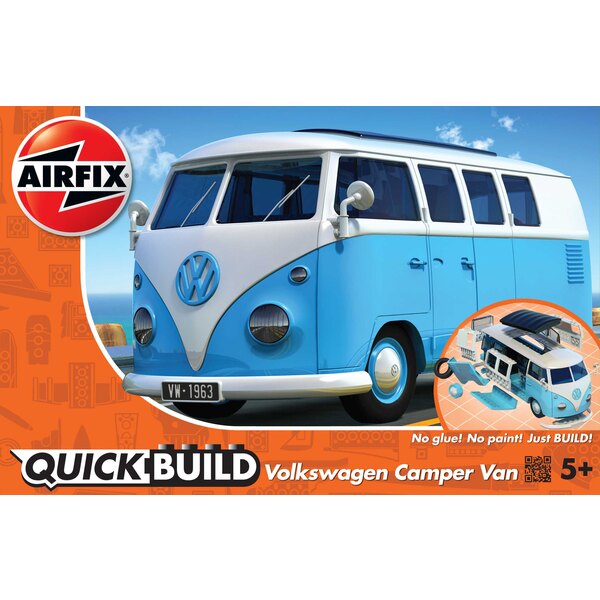 QUICKBUILD VW Camper Van - Bleu Model kit
