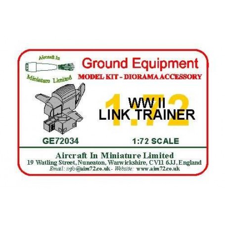 WWII Link Trainer. For more information on this product, please click link to go to the Aircraft In Miniature web page http://ww
