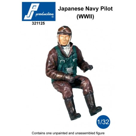 Imperial Japanese Navy Pilot (WWII) Suitable for Mitsubishi Zero and other Japanese Navy aircraft Figures