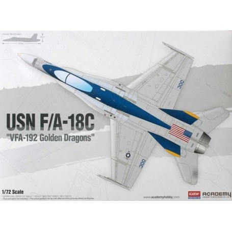 McDonnell-Douglas F/A-18C Hornet VFA-192 Golden Dragons Model kit
