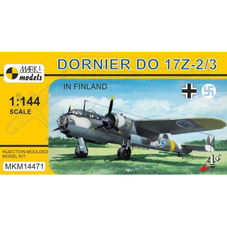 Dornier Do-17Z-2/3 'In Finland' The Do-17 was a German light bomber, designed in the early 1930s. It was originally intended as 