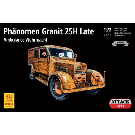 Phanomen Granit 25H Late Ambulance, Wehrmacht (new parts, p/e) Model kit