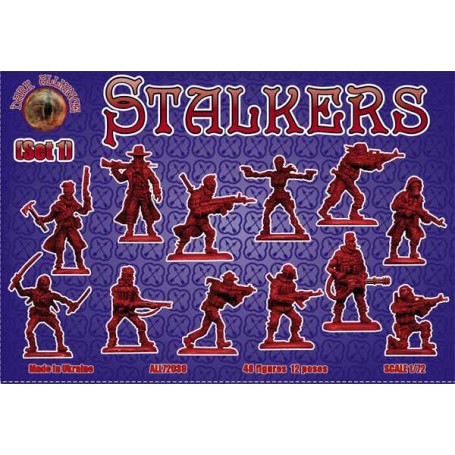 Stalkers. Set 1 Figurines for role-playing game