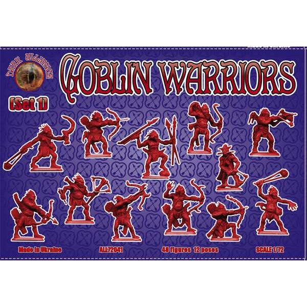 48 figures/ 12 poses Set 2 Dark Alliance 72042 Goblin Warriors figures 1/72