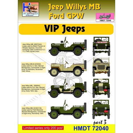 Willys Jeep MB/Ford GPW: VIP Jeeps, Pt.3 