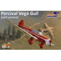 Percival Vega Gull with civil registrations Model kit