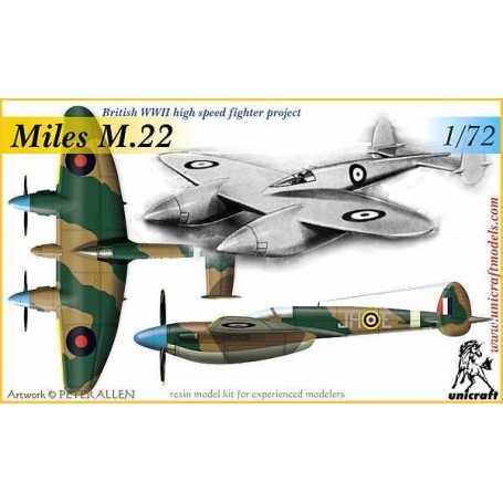 Miles M.22 1940 British high-speed fighter Model kit