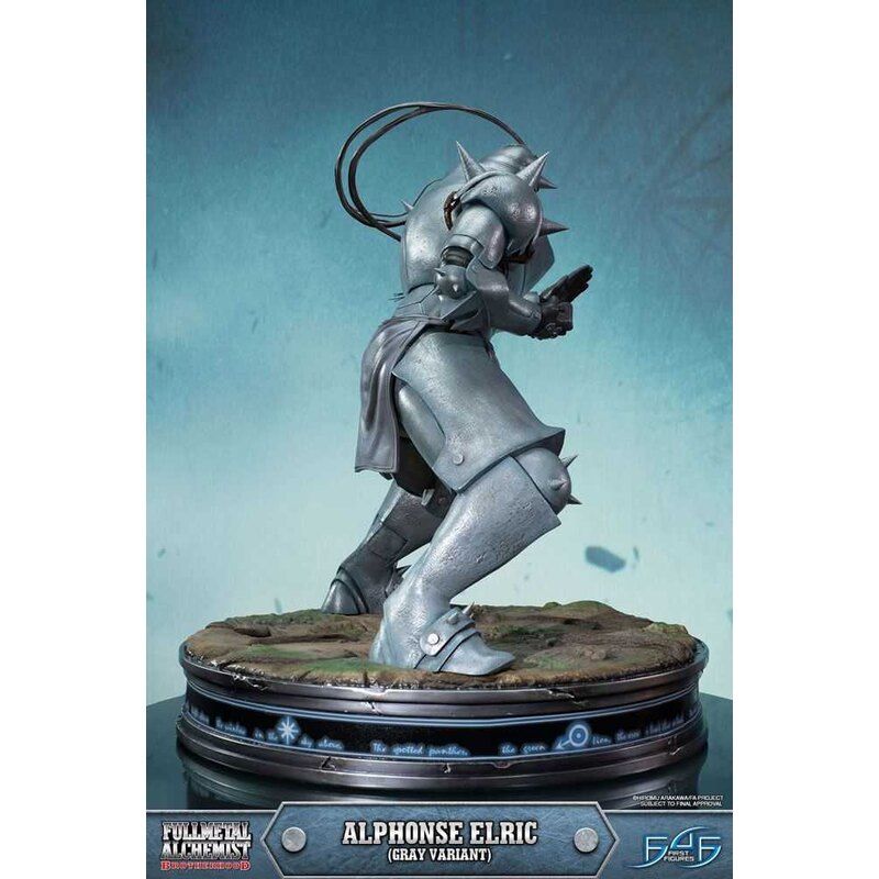 F4FFMAALPREG Fullmetal Alchemist Brotherhood Statue Alphonse Elric Gray Variant 55 cm