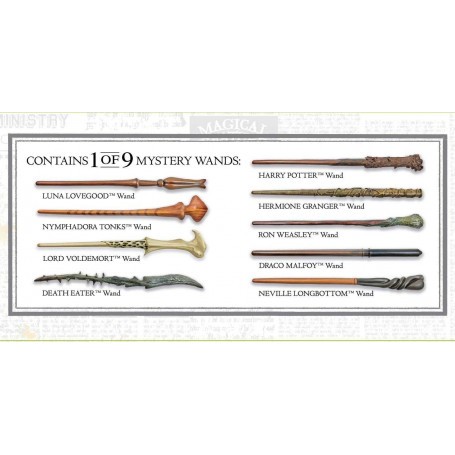 Harry Potter Mystery Wands 30 cm Display (9) 