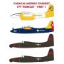 Decals Grumman F7F Tigercat - Part 1: Our first sheet for the F7F Tigercat provides markings for four aircraft, including one fi