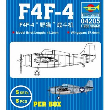 Grumman F4F Wildcat (5 IN BOX) Model kit