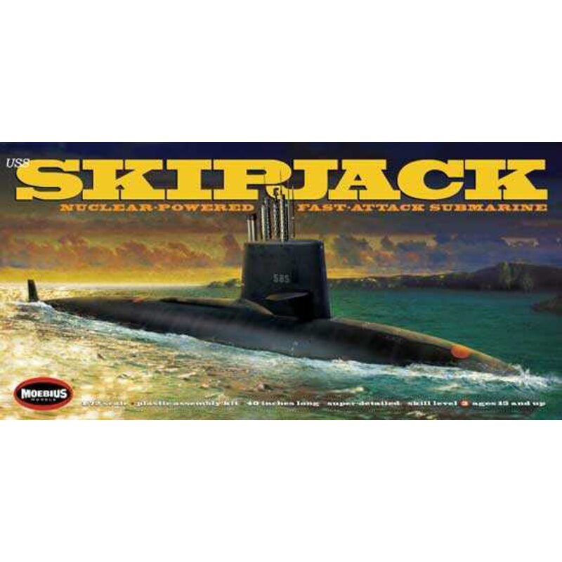 Submarine USS Skipjack Ship model kit