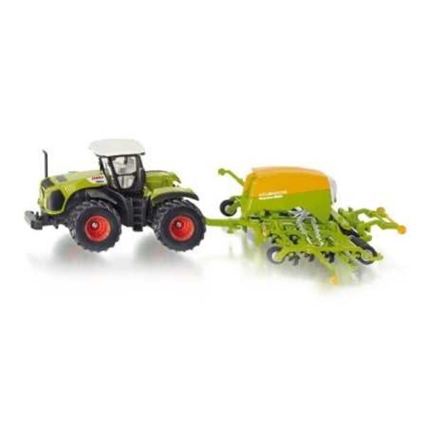 Tractor with seeder Die cast farm