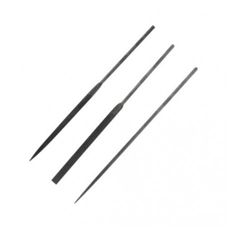 Set of 3 Precision Needle Files 