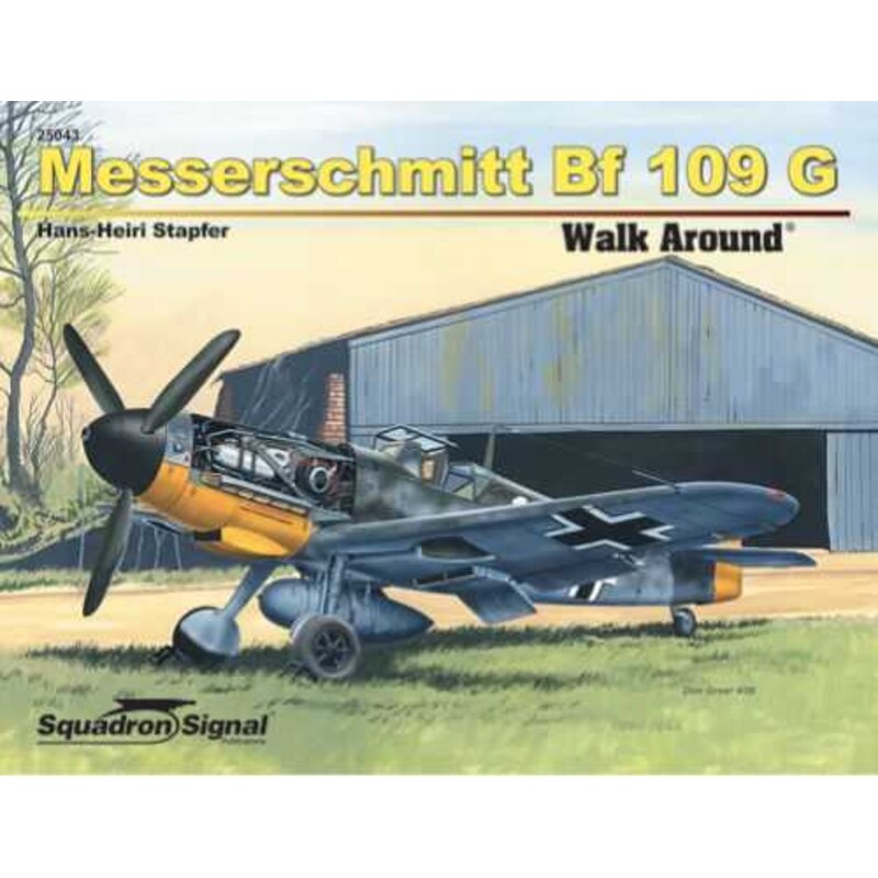Book Messerschmitt Bf 109G (Walk Around Series) (Paperback) Commonly known as the 'Gustav' because of the G suffix in its name, 
