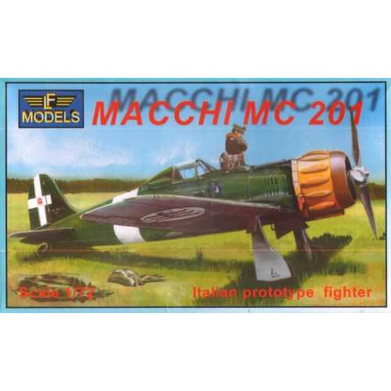 Macchi MC.201 Italian prototype fighter Model kit