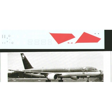 Decals Boeing 757 NORTHWEST 1995 Experimental scheme N534US Decals for civil aircraft
