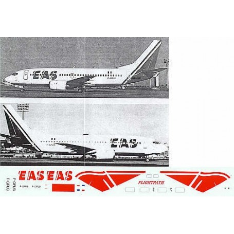 Decals Boeing 737-200 EAS FRANCE 