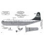Decals Boeing B377 Stratocruiser BOAC final scheme Blue tail all regis 