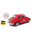VOLKSWAGEN COCCINELLE "COCA-COLA" 1967 WITH BAGGAGE AND 2 BOTTLE CASES Diecast truck model