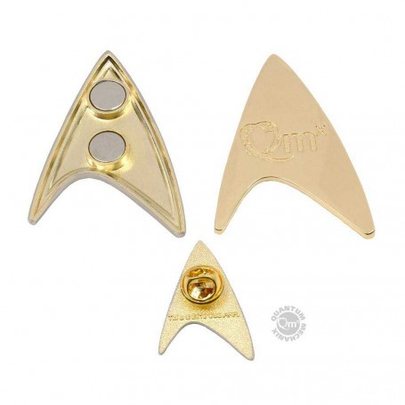 Star Trek Discovery badge & pin set Enterprise Command 