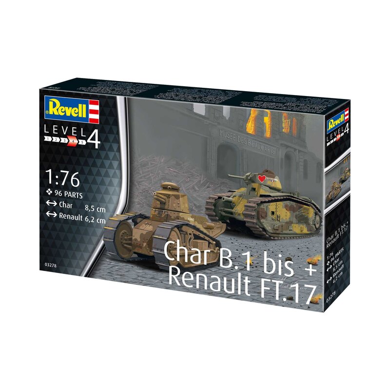 Tank B.1 bis & Renault FT.17