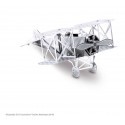 MetalEarth Aviation: FOKKER D-VII 6.44x6.44x3.17cm, metal 3D model with 1 sheet, on card 12x17cm, 14+