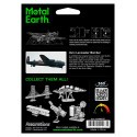 DA-5061067 MetalEarth Aviation: BOMBARDIER LANCASTER 13.08x8.72x2.58cm, metal 3D model with 1 sheet, on card 12x17cm, 14+