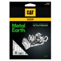 MetalEarth: CAT / BULLDOZER, metal 3D model with 4 sheets, on card 12x17cm, 14+