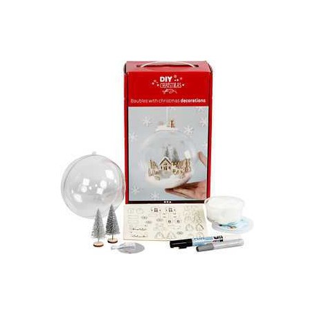 Kit for bauble with inner decoration, 1pc 