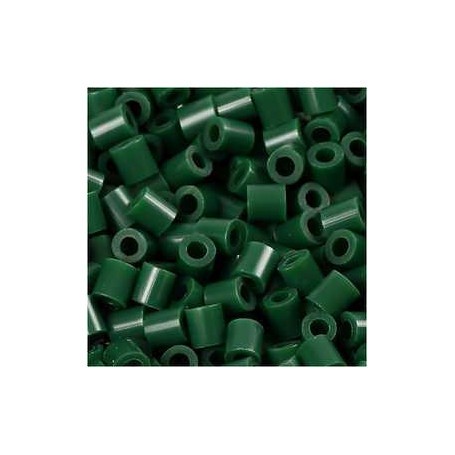 PhotoPearls, size 5x5 mm, hole size 2.5 mm, dark green (9), 1100pcs Pearl, button
